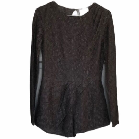 Nightwalker Black‎ Lace Romper - Picture 1 of 8